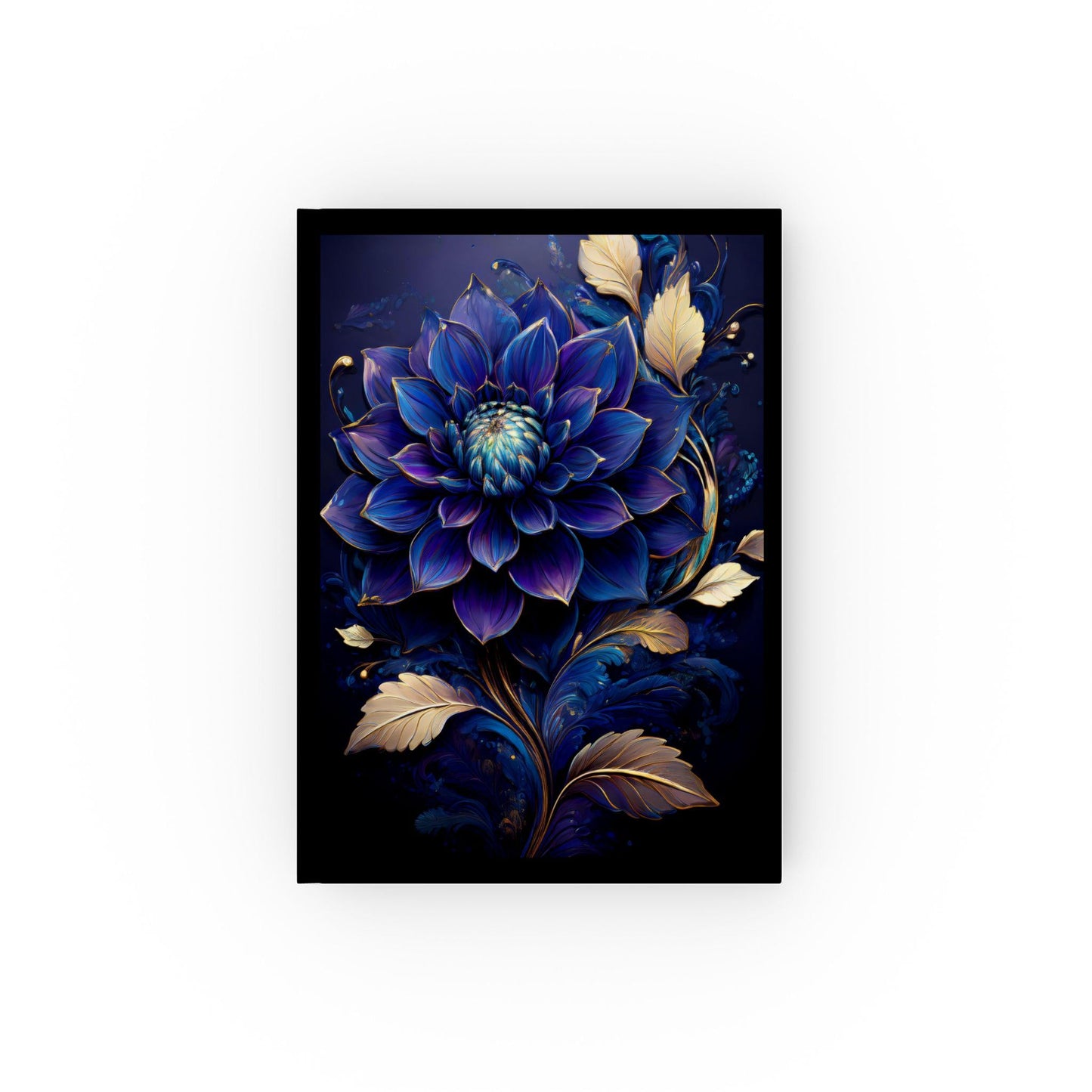 Hard Backed Journal - Azul Allure Floral Design - Dahlia Dreams Collection