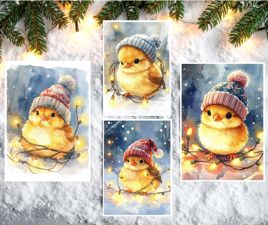 Cozy Coop Christmas – The Farm Chick Holiday Card Collection