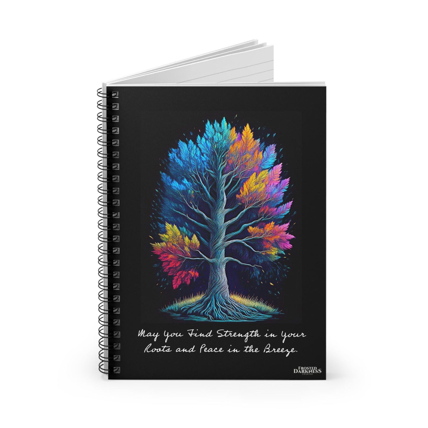 Spiral Notebook | Roots of Strength, Branches of Peace | Inspirational quotes